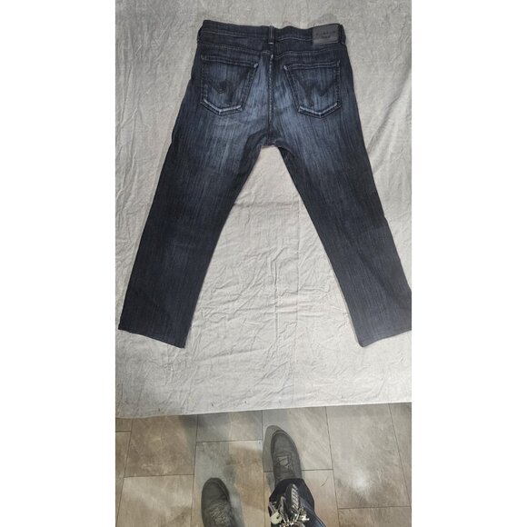 Citizens Of Humanity Distressed MENS Jeans SZ 34 DARK BLUE (HL11) - Picture 2 of 9